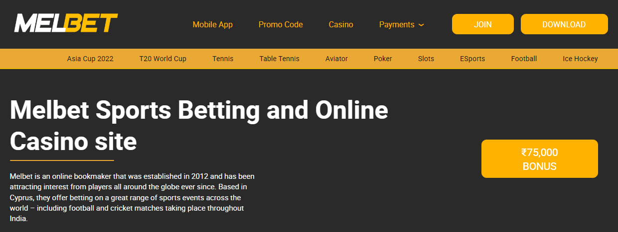 Melbet app