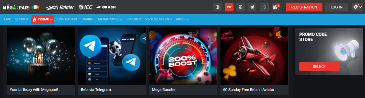 Megapari Promotions