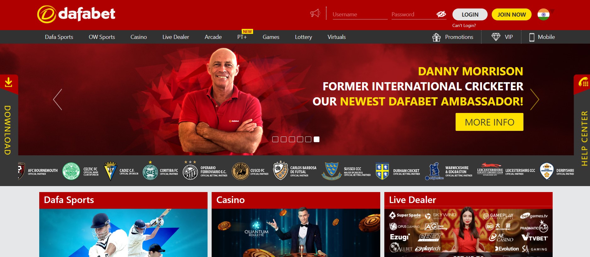 Dafabet india bonuses sports